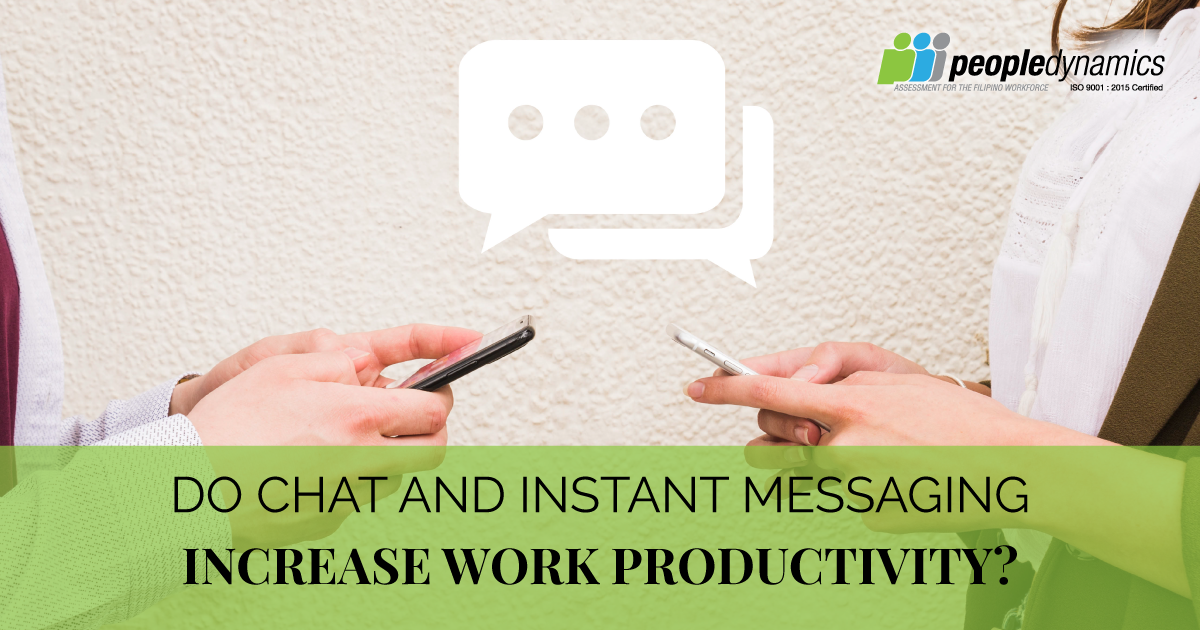 instant messaging increase work productivity