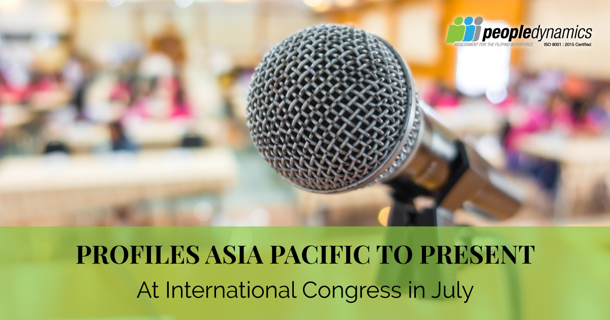Profiles Asia Pacific to Present at International Congress in July