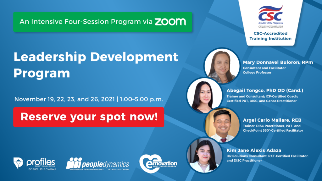 Leadership Development Program (Batch 2) | People Dynamics, Inc.